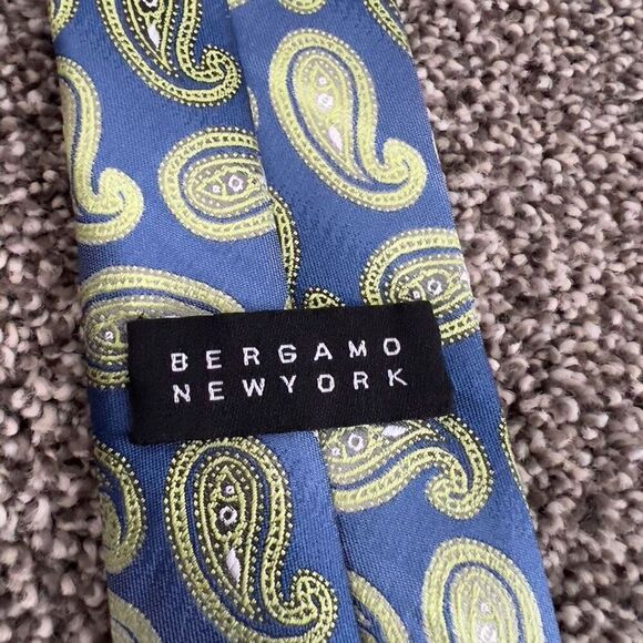 Kids Vintage Paisley Silk Clip On Tie - Picture 4 of 6